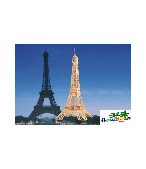 Tour Eiffel à Construire - Jeu de Construction en Bois - Dès 4 ans sur  marjanemall aux meilleurs prix au Maroc
